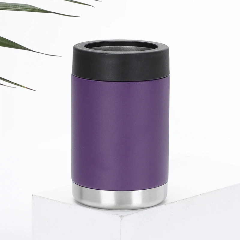 12oz Standard Stainless Steel Can Cooler Powder Coated